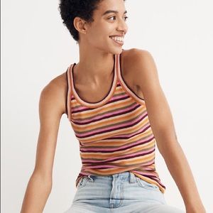 Madewell Audio Tank Top in Aretha Stripe